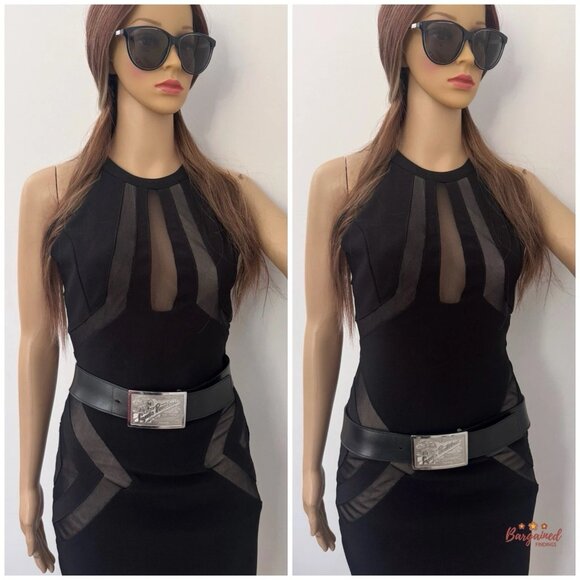 Authentic Louis Vuitton Black Leather Infini Ceinture Jeans Belt Size 100/40 - Picture 10 of 13